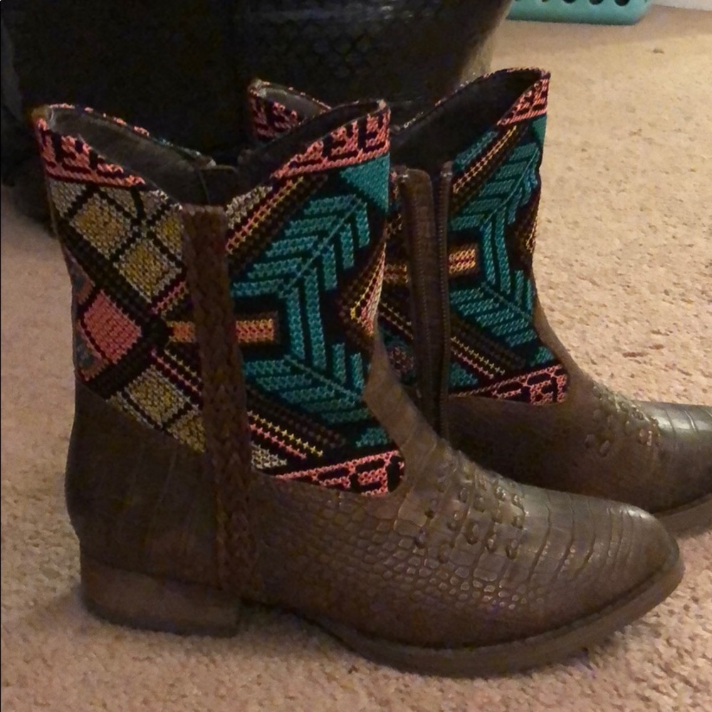 Aztec Western Bootie